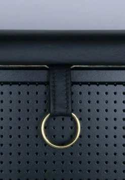 Frank Förvaringsbänk, Svart/Svart läder