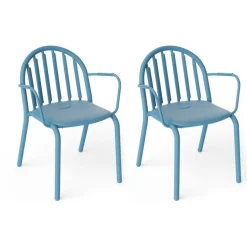 Fatboy Trädgårdsstolar-Fred's Karmstol 2-pack, Antracit