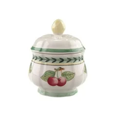 French Garden Fleurence Sockerskål & Lock, 20 cl