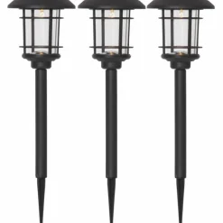 Star Trading Solcellsbelysning|Solcellsbelysning-Fride Pollare Solcell 3-pack