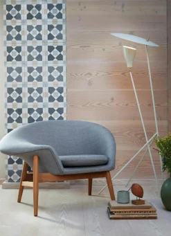 Fried Egg Loungestol, Moonlight white