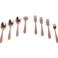 Frost Dessertbestick / Förrättsbestick 8 Delar, Svart