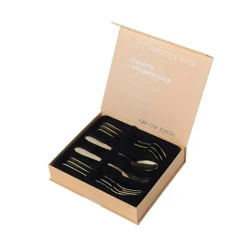 Frost Dessertbestick / Förrättsbestick 8 Delar, Svart