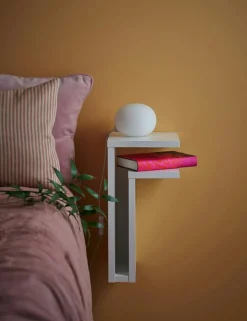 Maze Vägghyllor|Sängbord & Nattduksbord-F-Shelf Vägghylla Höger, Valnöt