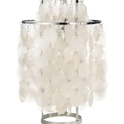 Verpan Bordslampor-FUN 2TM Bordslampa, Krom / Seashell