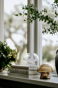 Globen Lighting Ljuslyktor-Fungo 12 Värmeljuslykta, Brun