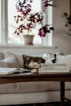 Globen Lighting Ljuslyktor-Fungo 12 Värmeljuslykta, Brun