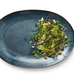 Bitz Övriga Tallrikar & Fat-Gastro Serveringsfat 25x36 cm, Svart/Amber