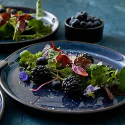 Gastro Tallrik Ø21 cm, Svart/Mörkblå