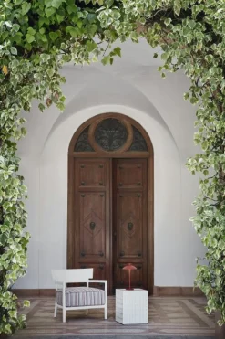 Geen-A Mini Bordslampa Portabel, Tegelröd