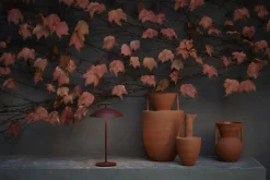 Geen-A Mini Bordslampa Portabel, Tegelröd