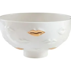Jonathan Adler Serveringsskålar-Gilded Gala Lips Skål