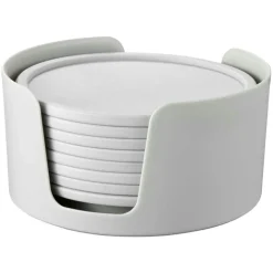 Ginny Glasunderlägg Grå, 8-pack