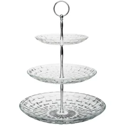 Dorre Kakfat, Tårtfat & Kupor-Glitter Kakfat, 3 Våningar