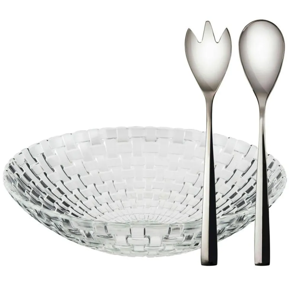 Glitter Salladsskål & Salladsbestick