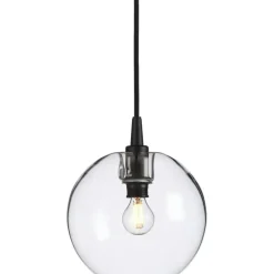 Belid Fönsterlampor|Pendellampor-Gloria Pendel 190 mm, Mässing / Klart Glas