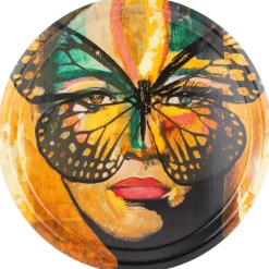 Carolina Gynning Brickor-Golden Butterfly Bricka, 31 cm