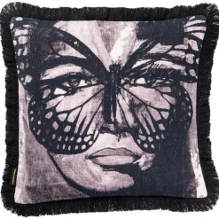 Carolina Gynning Prydnadskuddar & Fodral-Golden Butterfly B&W Kuddfodral 50x50 cm, Multi