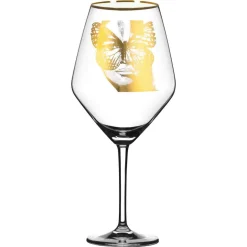Golden Butterfly Rödvinsglas 75 cl, Guld