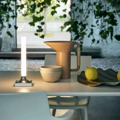 Kartell Portabla Lampor|Portabla Lampor-Goodnight Bordslampa Portabel, Matt Titan