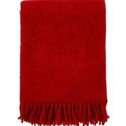 Klippan Yllefabrik Plädar & Filtar-Gotland Pläd 130x200 cm, Grå / Orange