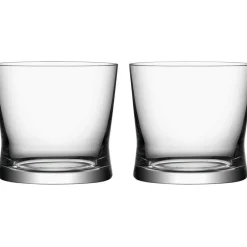 Orrefors Whiskeyglas & Cognacglas-Grace Double Old Fashioned Whiskeyglas 39 cl 2-pack