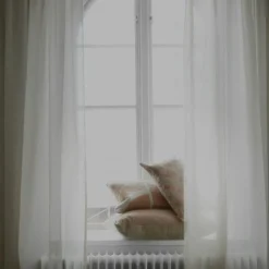 Grace Gardin Enkel Bredd 140x290 cm, Natural