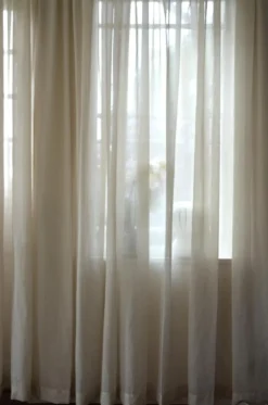 Mimou Gardinlängder-Grace Gardin Enkel Bredd 140x250 cm, Natur