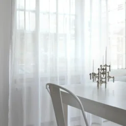 Mimou Gardinlängder-Grace Gardin Enkel Bredd 140x250 cm, Natur