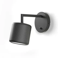 Grain Vägglampa, Mattsvart