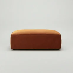 Decotique Fotpallar|Modulsoffor-Grand Fotpall Minetyg, Sandshell Beige