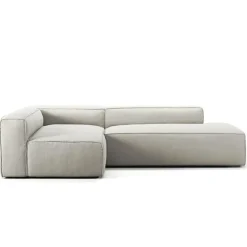 Decotique Modulsoffor|Hörnsoffor & Divansoffor-Grand Loungesoffa 3-Sits öppet avslut Höger Minetyg, Sandshell Beige