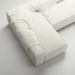 Decotique Modulsoffor|Hörnsoffor & Divansoffor-Grand Loungesoffa 3-Sits öppet avslut Höger Minetyg, Sandshell Beige