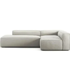 Decotique Modulsoffor|Hörnsoffor & Divansoffor-Grand Loungesoffa 3-Sits öppet avslut Vänster Minetyg, Sandshell Beige