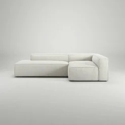 Decotique Modulsoffor|Hörnsoffor & Divansoffor-Grand Loungesoffa 3-Sits öppet avslut Vänster Minetyg, Sandshell Beige