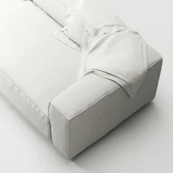 Grand 3-Sitssoffa Bouclétyg, Clay Beige