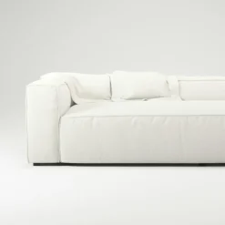 Grand 3-Sitssoffa Bouclétyg, Clay Beige