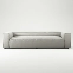 Grand 3-Sitssoffa Bouclétyg, Clay Beige