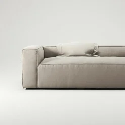 Grand 2-Sitssoffa Bouclétyg, Clay Beige