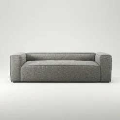 Grand 2-Sitssoffa Bouclétyg, Clay Beige