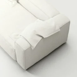 Grand 2-Sitssoffa Bouclétyg, Clay Beige