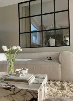 Grand 2-Sitssoffa Bouclétyg, Clay Beige