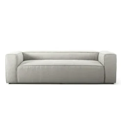 Grand 2-Sitssoffa Bouclétyg, Clay Beige