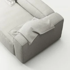 Grand 2-Sitssoffa Bouclétyg, Clay Beige