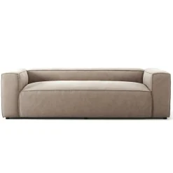 Grand 2-Sitssoffa Bouclétyg, Clay Beige