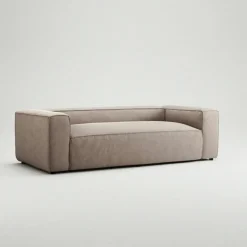 Grand 2-Sitssoffa Bouclétyg, Clay Beige