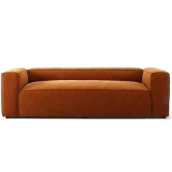 Grand 2-Sitssoffa Bouclétyg, Clay Beige