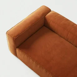 Grand 2-Sitssoffa Bouclétyg, Clay Beige