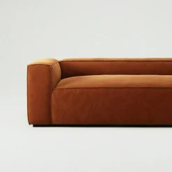 Grand 2-Sitssoffa Bouclétyg, Clay Beige