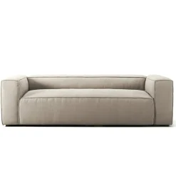 Grand 2-Sitssoffa Bouclétyg, Clay Beige